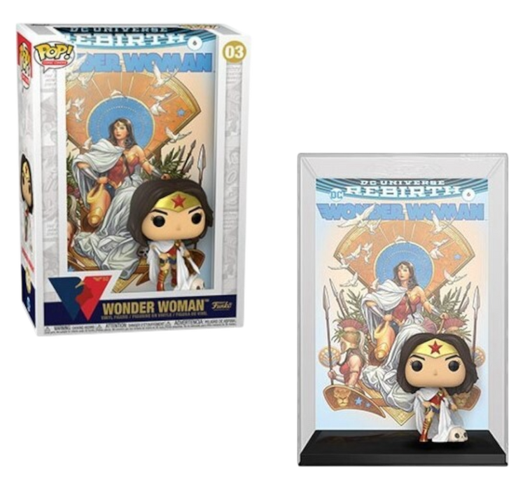 PRE LOVED Funko Pop! DC #03 Wonder Woman Comic Cover
