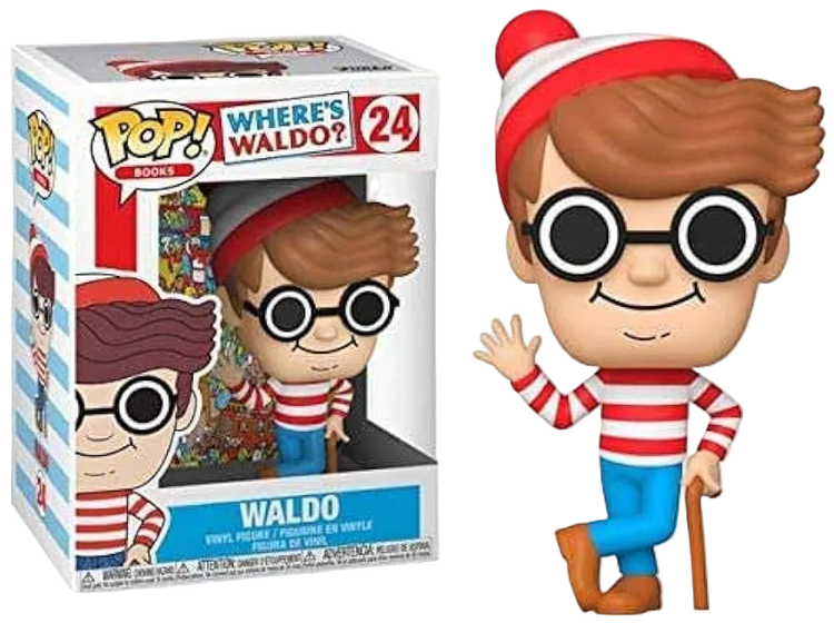 PRE LOVED Funko Pop! Books #24 Where’s Waldo (Wally)