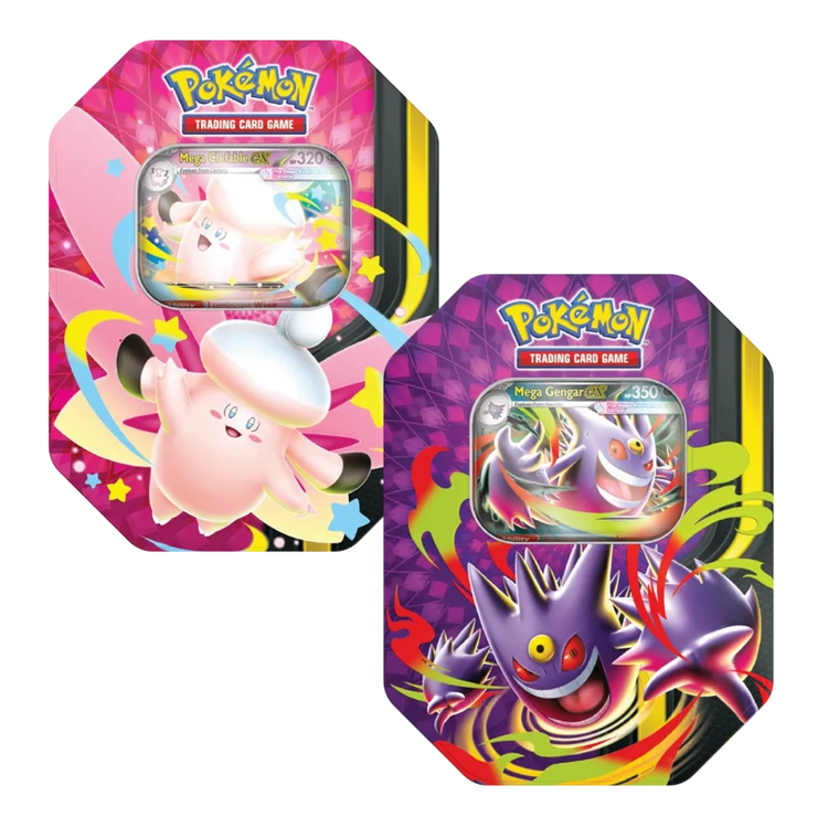 PRE ORDER Pokemon TCG Mega Moonlit Tin (1 at Random)