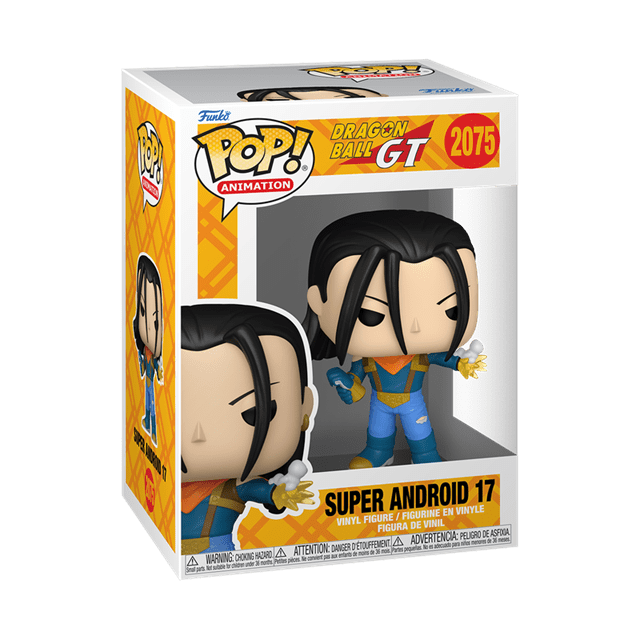 PRE LOVED FUNKO POP! ANIME #2075 SUPER ANDROID 17 DRAGONBALL GT