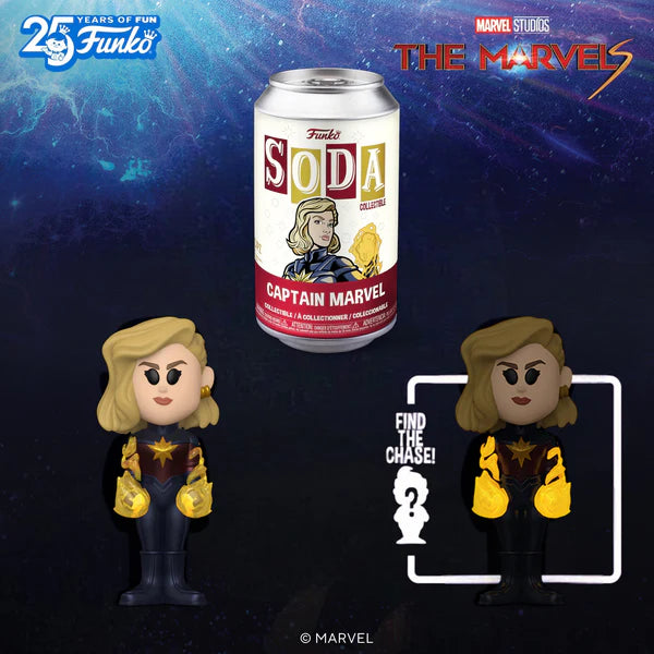 PRE LOVED Funko Soda marvel captain marvel