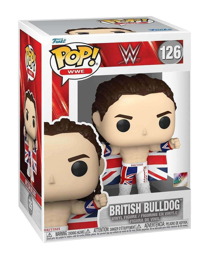 PRE LOVED Funko Pop! WWE #126 British Bulldog