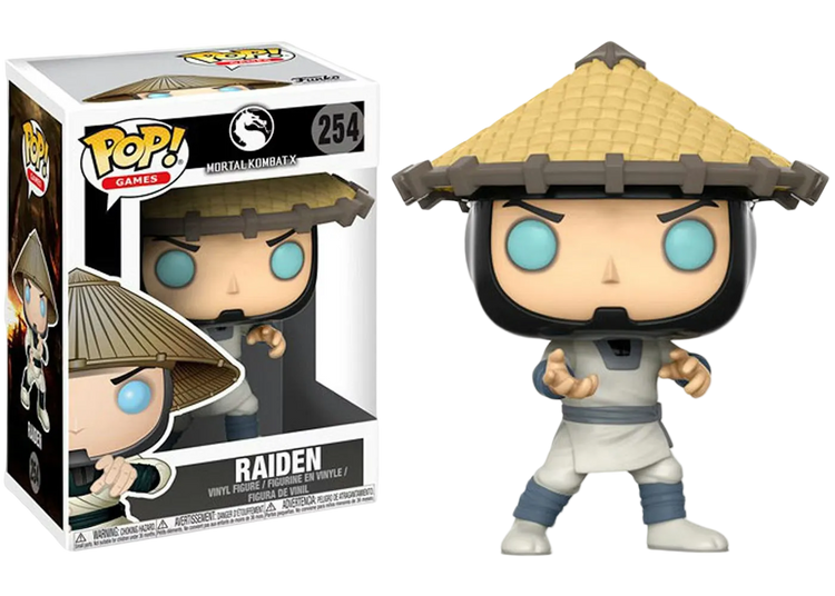 PRE LOVED Funko Pop! Games Mortal Kombat #254 Raiden