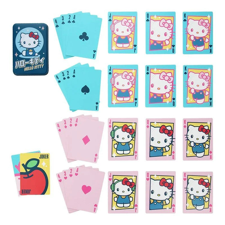 Hello Kitty Playing Cards in a Tin