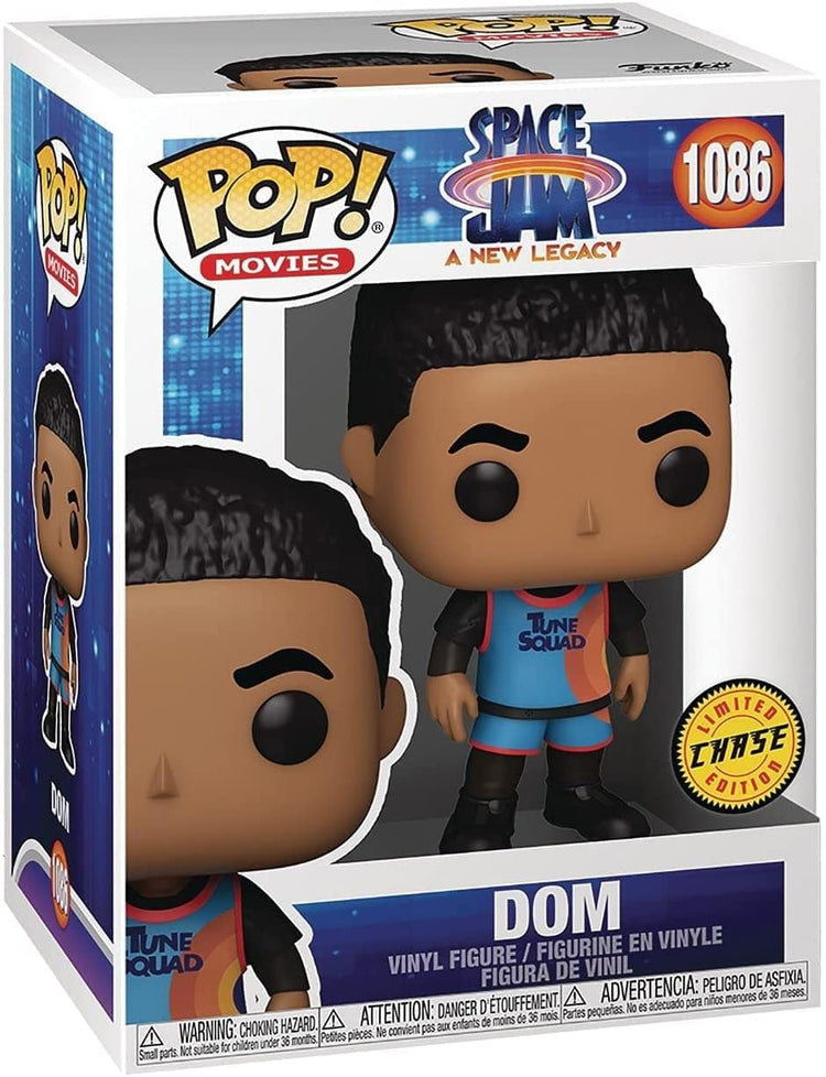 PRE LOVED Funko Pop! Movies #1086 Space Jam Dom (CHASE)