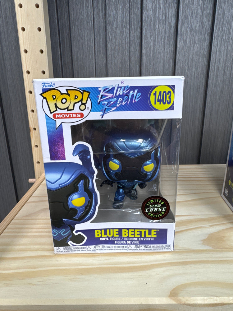 PRE LOVED Funko Pop! DC #1403 Blue Beetle CHASE!