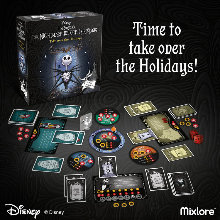 Nightmare Before Christmas Take Over The Holidays Board Game
