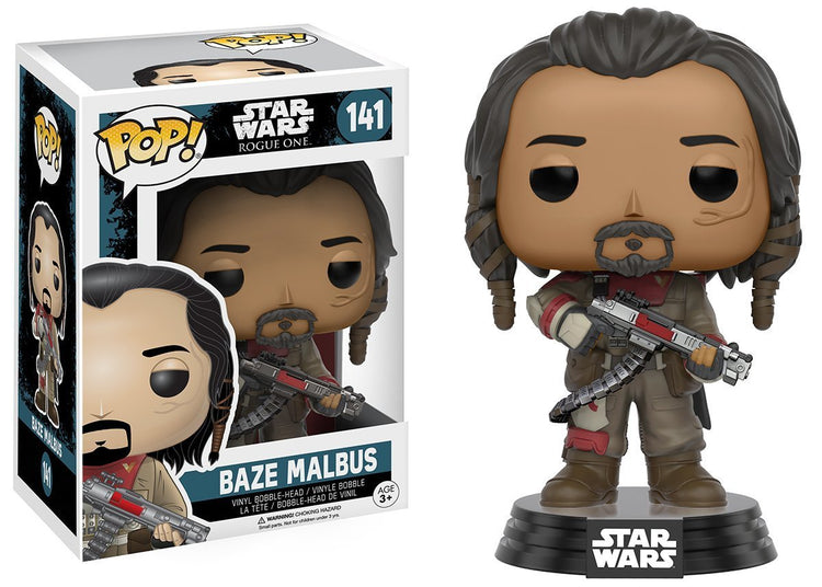 PRE LOVED Funko Pop! Star Wars #141 Baze Malbus