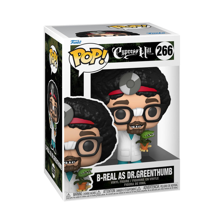PRE LOVED Funko Pop! Rocks #266 B-Real AS Dr. Greenthumb