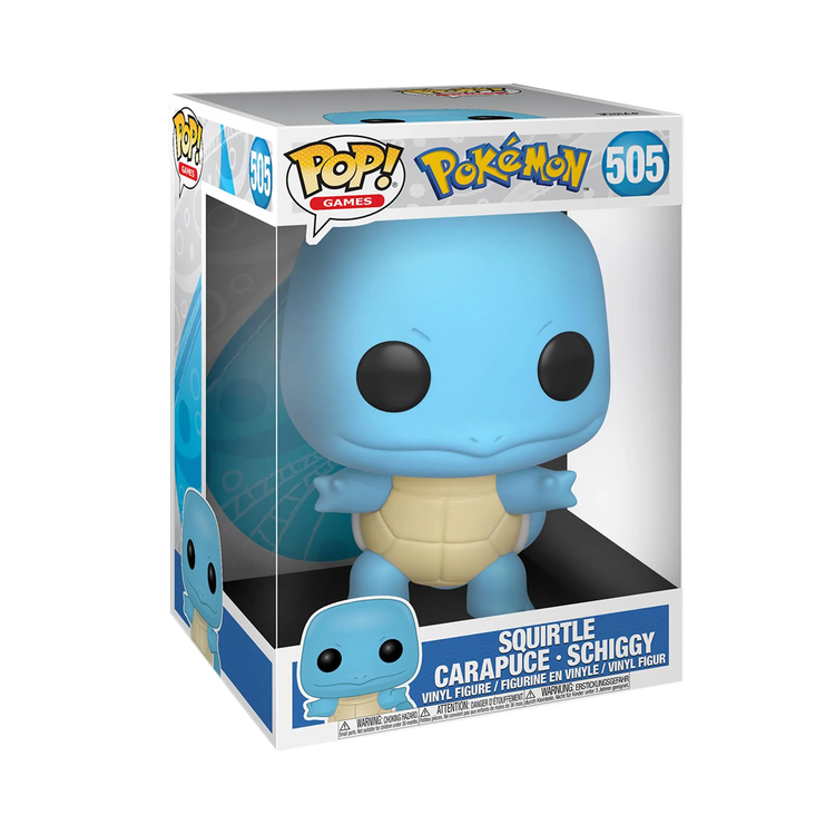 Funko Pop! Games #505 Pokemon - Squirtle Pop! 10"