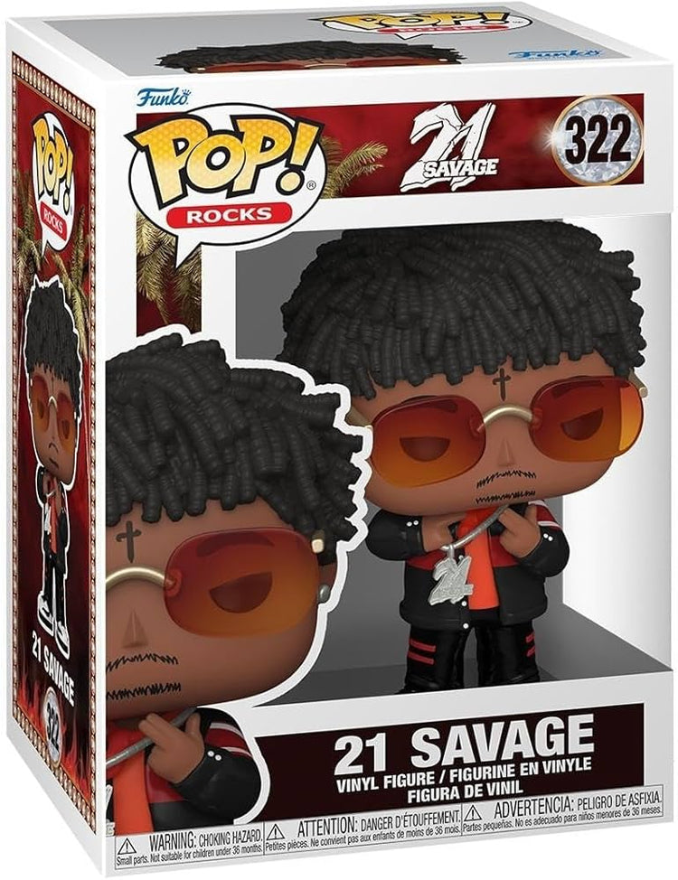 PRE LOVED Funko Pop! Rocks #322 21 Savage