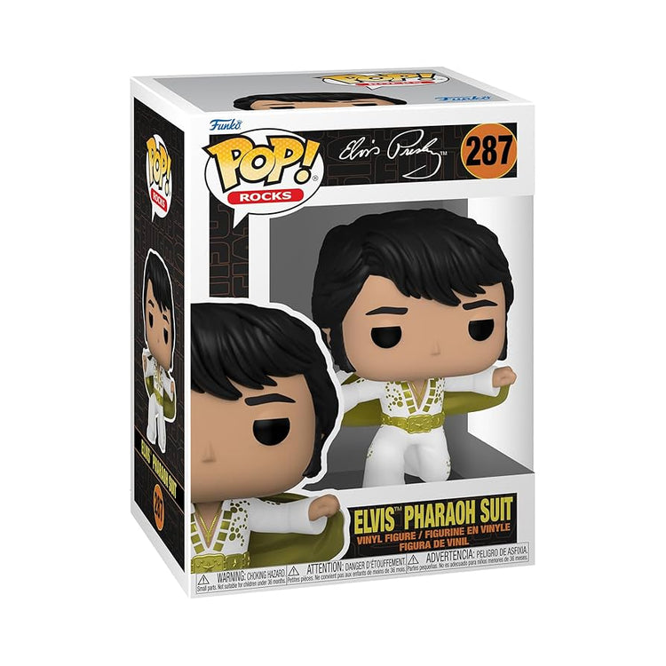 PRE LOVED Funko Pop! Rocks #287 Elvis Pharaoh Suit