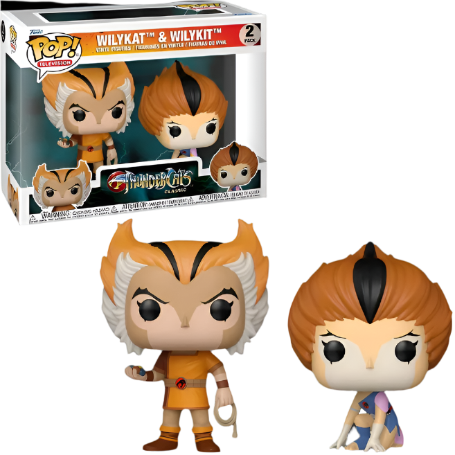 Funko Pop! Animation Thunder cats 2 Pk Wilykat & Wilykit