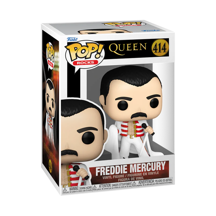 Funko Pop! Rocks #414 Freddie Mercury W/Cape
