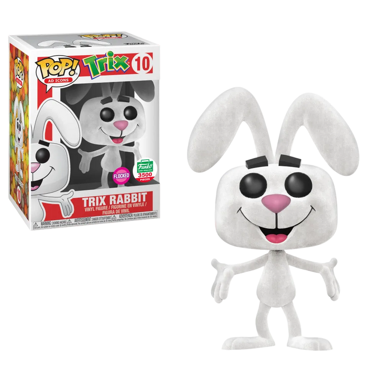 PRE LOVED Funko Pop! Ad Icon #10 Trix Rabbit - Flocked