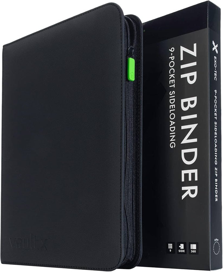 VAULT X Zip Binder 9-Pocket Black