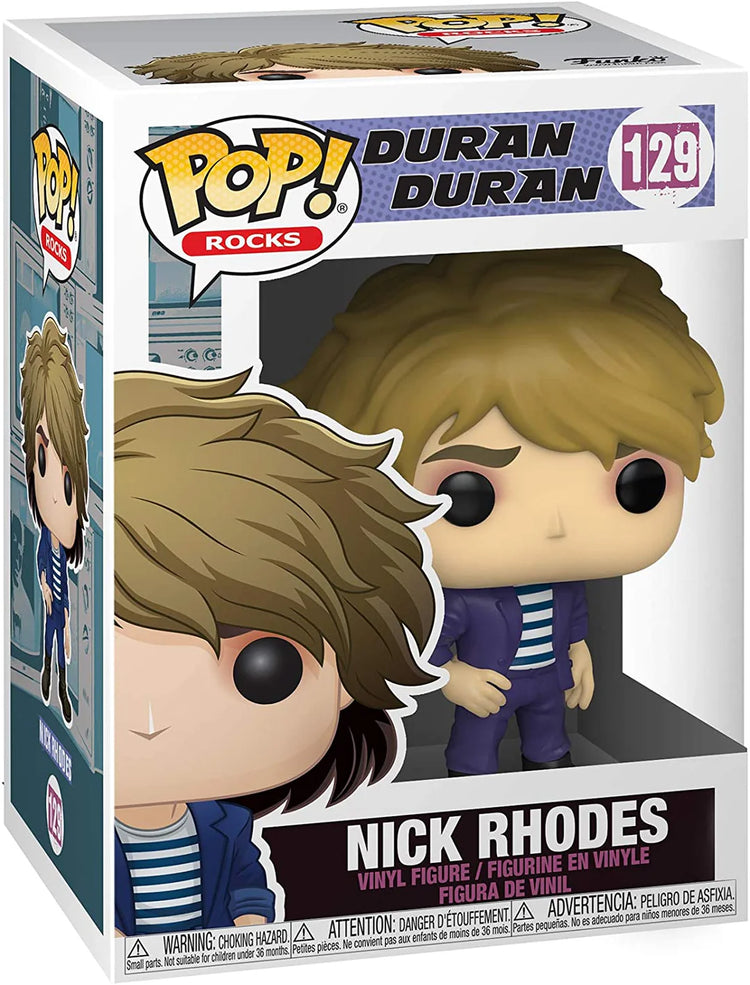 PRE LOVED Funko Pop! Rocks #129 Duran Duran - Nick Rhodes