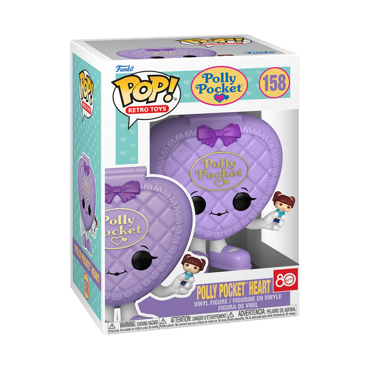 Funko Pop! Retro Toys #158 Polly Pocket - Heart Shell (Purple)