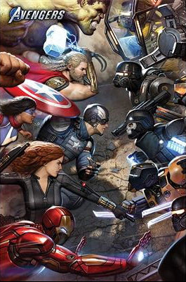 AVENGERS GAMERVERSE (FACE OFF) MAXI POSTER - The Geek In Me
