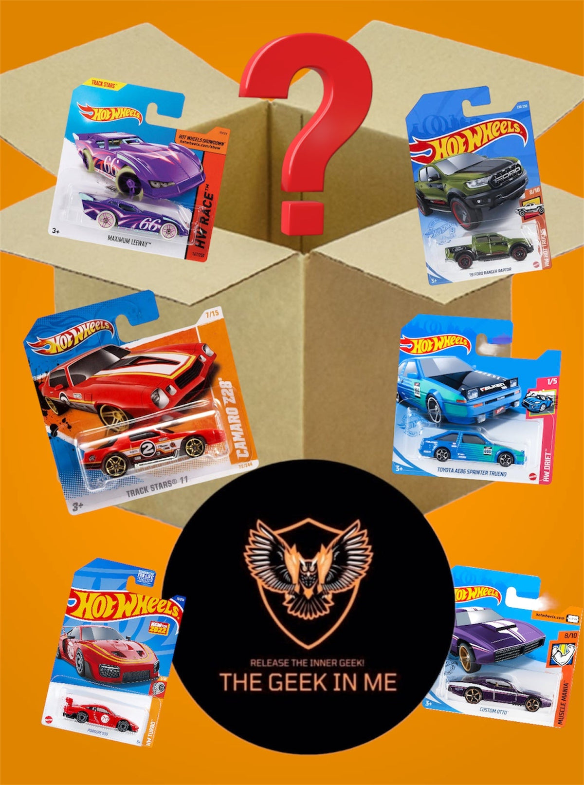 Assorted Hot Wheels Bundle Box - The Geek In Me