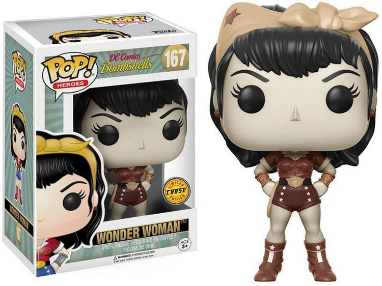 PRE LOVED Funko Pop! DC #167 Wonder Woman Chase