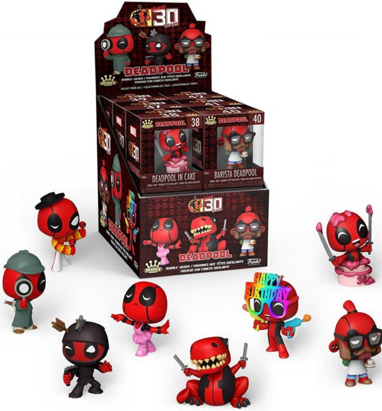 FUNKO MINI VINYL FIGURES: DEADPOOL ASSORTED