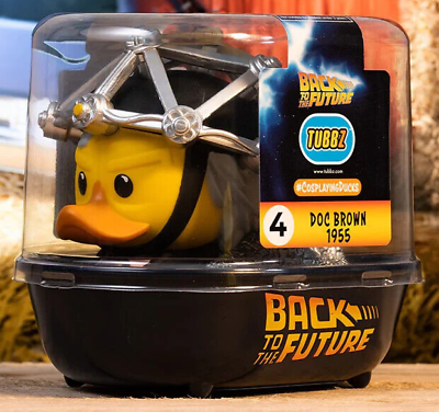Back To The Future Doc Brown 1950s TUBBZ Cosplaying Duck Collectible - The Geek In Me