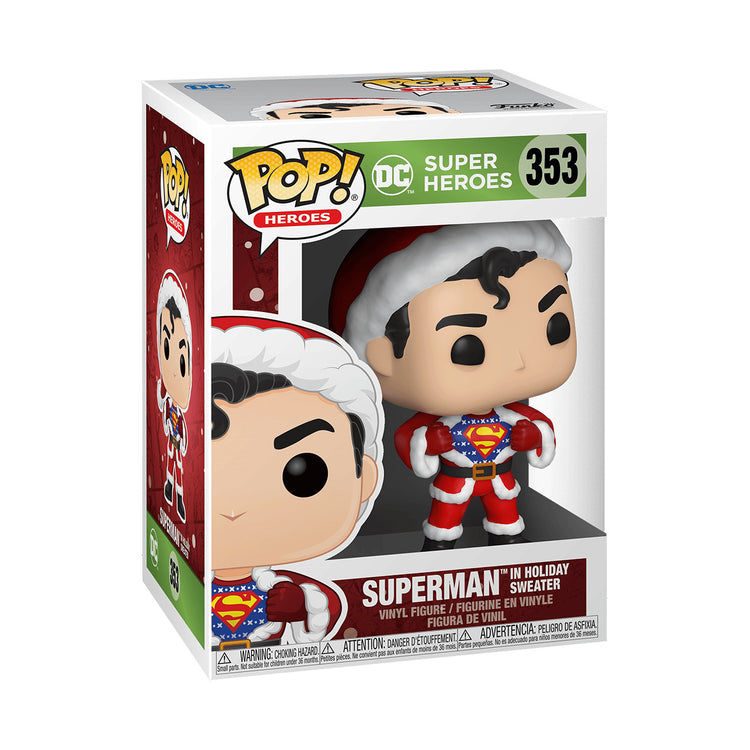 PRE LOVED Funko Pop! DC #353 Holiday Superman