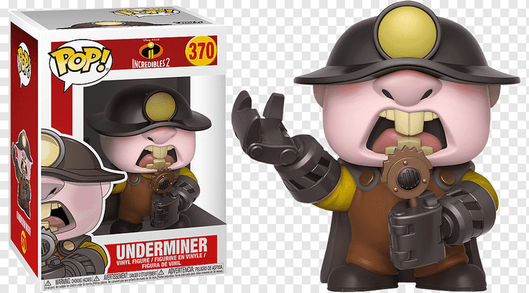 PRE LOVED Funko Pop! Disney #370 Underminer - Incredibles 2