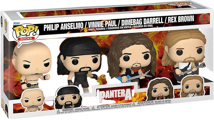 PRE LOVED Funko Pop! Rocks 4pk Pantera