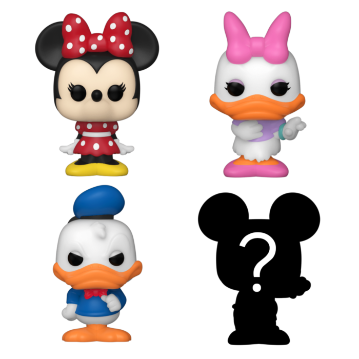 Disney - Minnie Mouse, Daisy Duck, Donald Duck & Mystery Bitty Pop! Vinyl Figure 4-Pack - The Geek In Me