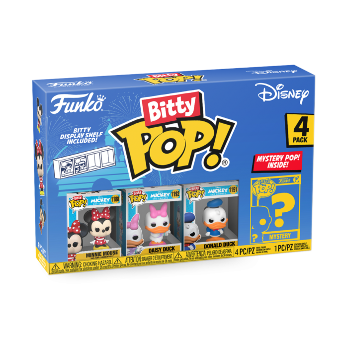 Disney - Minnie Mouse, Daisy Duck, Donald Duck & Mystery Bitty Pop! Vinyl Figure 4-Pack - The Geek In Me