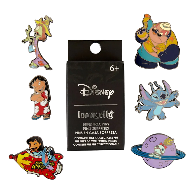 Disney Loungefly POP! Enamel Pins Lilo & Stitch & Space Adventure