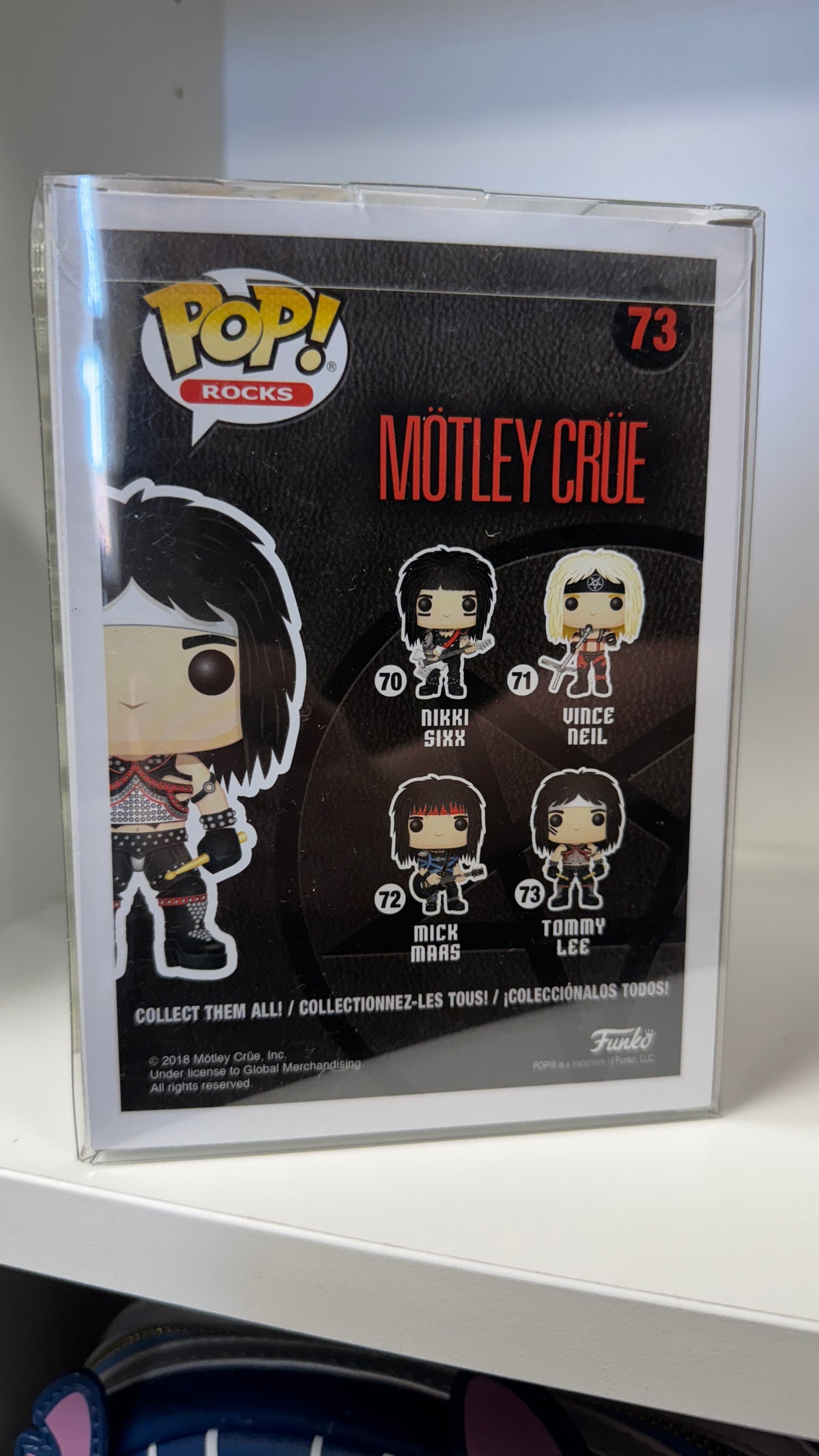PRE LOVED Funko Pop! Rocks #73 Motley Crue - Tommy Lee