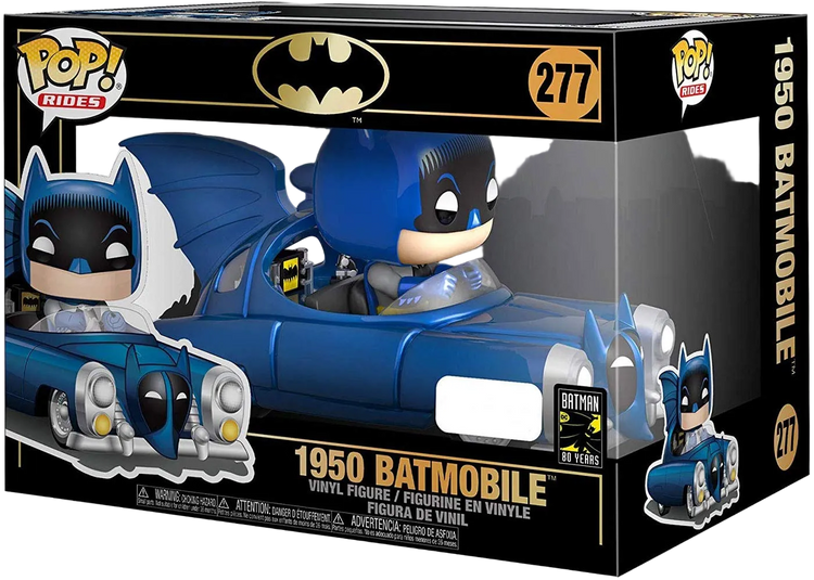 PRE LOVED Funko Pop! DC #277 1950 Batmobile (Blue)