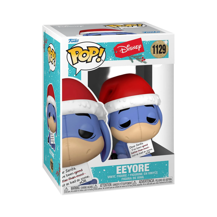 PRE LOVED Funko Pop! Disney #1129 Eeyore Christmas List
