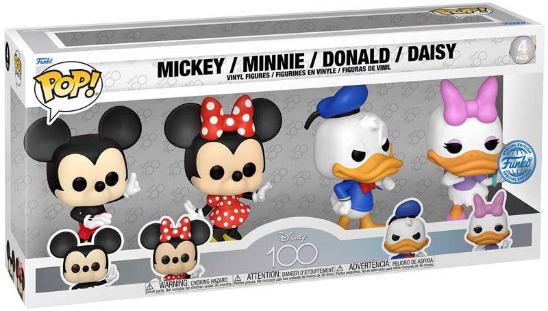 FUNKO POP! DISNEY: D100 - DISNEY CLASSICS 4PK - The Geek In Me