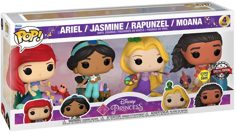 FUNKO POP! DISNEY: ULTIMATE PRINCESS - 4PK - The Geek In Me