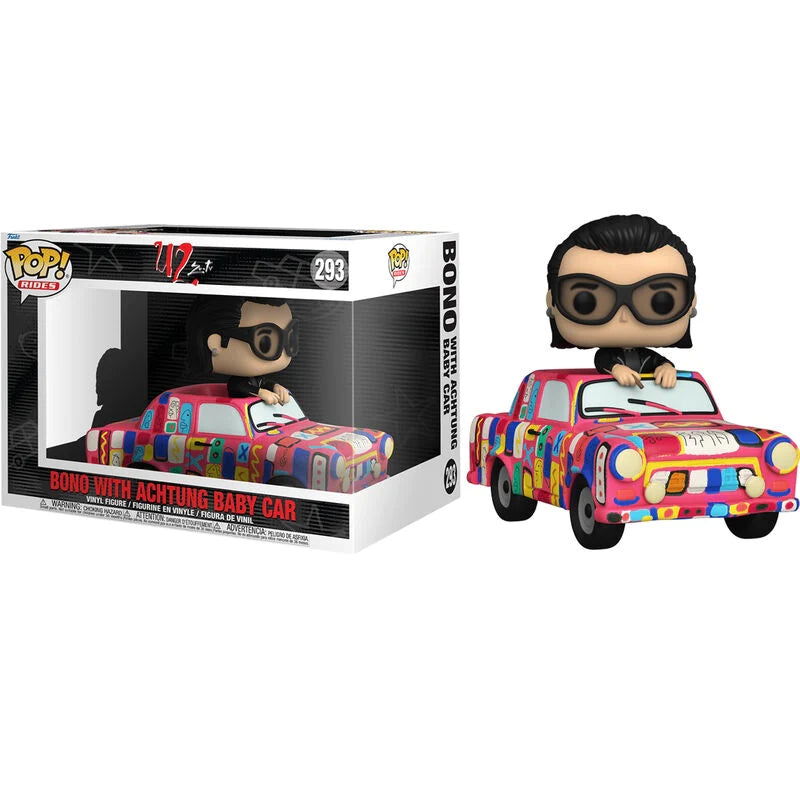 FUNKO POP! U2 - Bono With Achtung Baby Car Rides - The Geek In Me