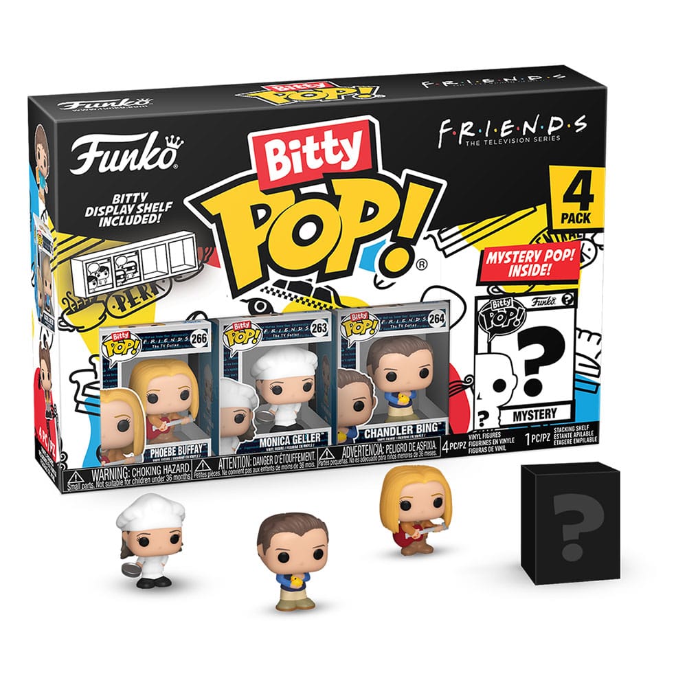 Friends Bitty POP! Vinyl Figure 4-Pack - The Geek In Me