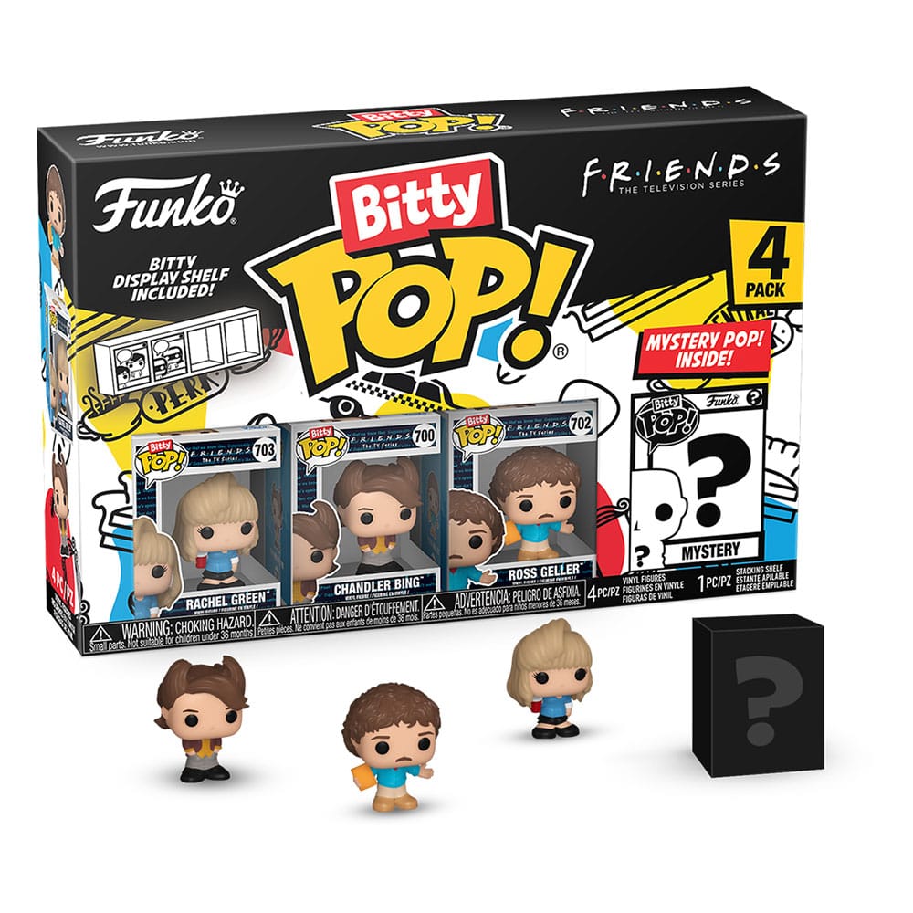 Friends Bitty POP! Vinyl Figure 4-Pack - The Geek In Me