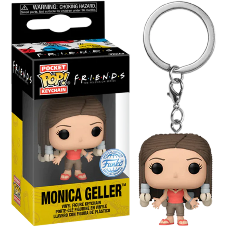 Friends Monica Geller Braids Pop! Keychain - The Geek In Me