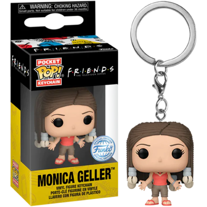 Friends Monica Geller Braids Pop! Keychain - The Geek In Me