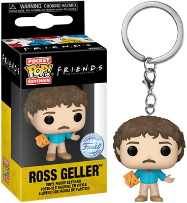 Friends Ross Geller 80's Pop! Keychain - The Geek In Me
