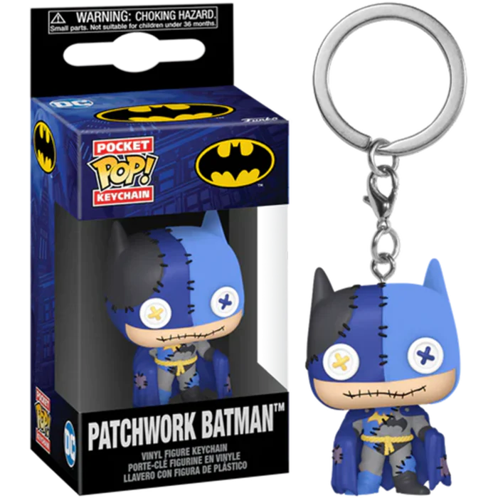 Funko DC Animation Pop! Keychain Patchwork Batman - The Geek In Me