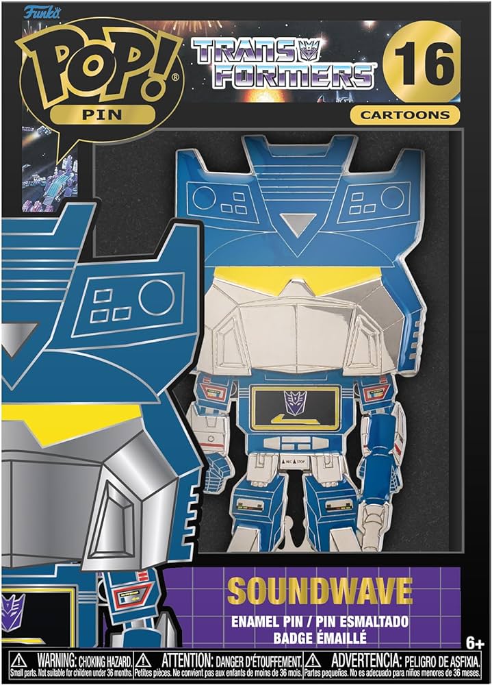 Funko Enamel Pin Transformers Soundwave - The Geek In Me