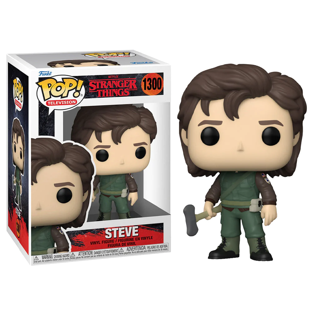 Funko POP! Netflix Stranger Things Steve Collectible Vinyl Figure #1300 - The Geek In Me