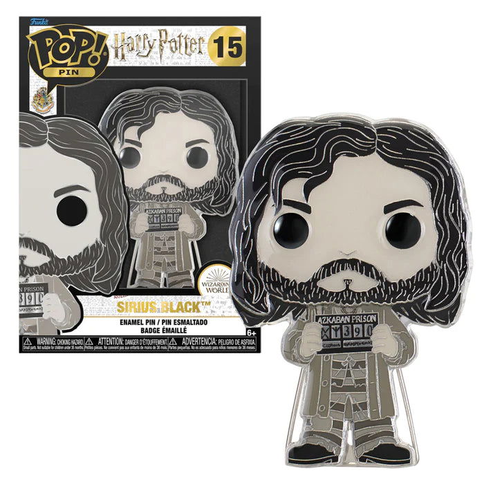 Funko POP Pin Harry Potter Sirius Black Collectible 4" Enamel Pin Badge - The Geek In Me