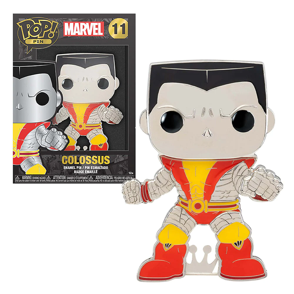Funko POP Pin Marvel X-Men Colossus Collectible 4" Enamel Pin Badge - The Geek In Me