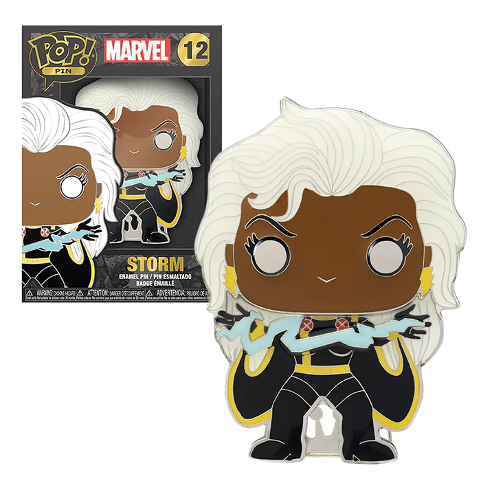 Funko POP Pin Marvel X-Men Storm Collectible 4" Enamel Pin Badge - The Geek In Me